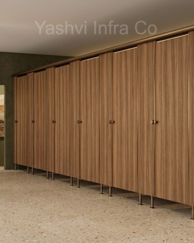 Antimicrobial cubicle toilet partition system for healthcare and hospitals by Yashvi Infra Co