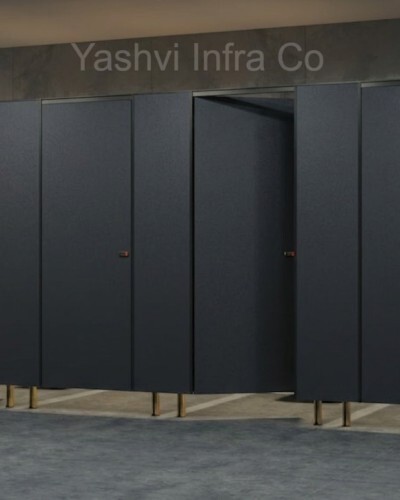 Compact cubicle toilet partition system for space-efficient restroom design by Yashvi Infra Co