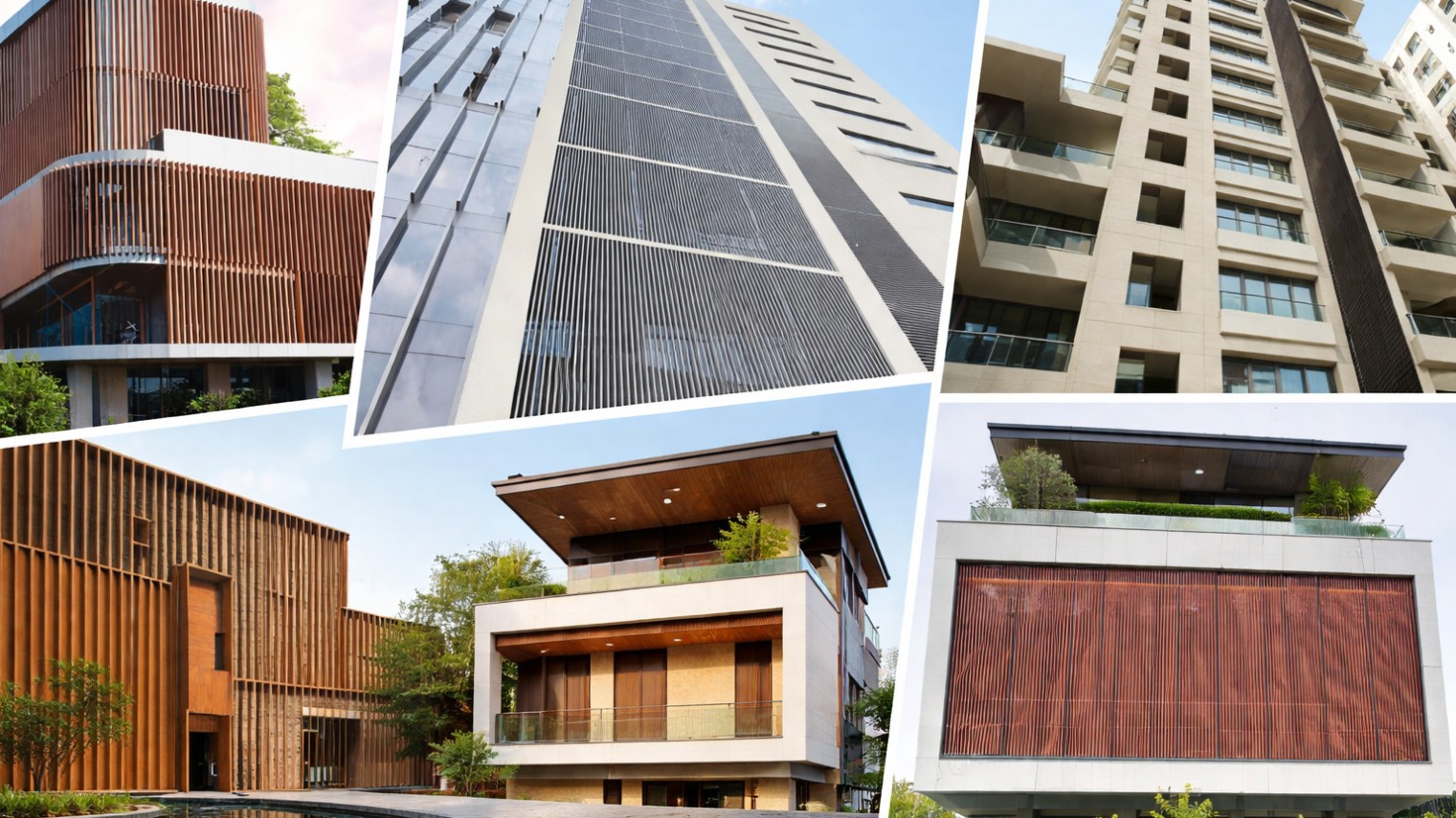 Exterior Louvers by Yashvi Infra co in ahmedabad
