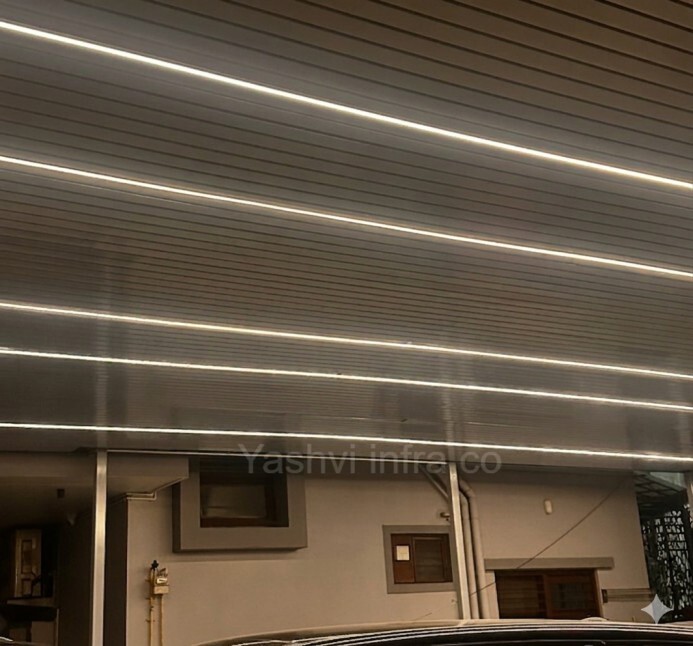 Expert false ceiling installation and architectural solutions by Yashvi Infra Co in Ahmedabad