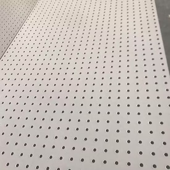 Perforated fiber cement sheet for decorative facade and acoustic ceiling by Yashvi Infra Co