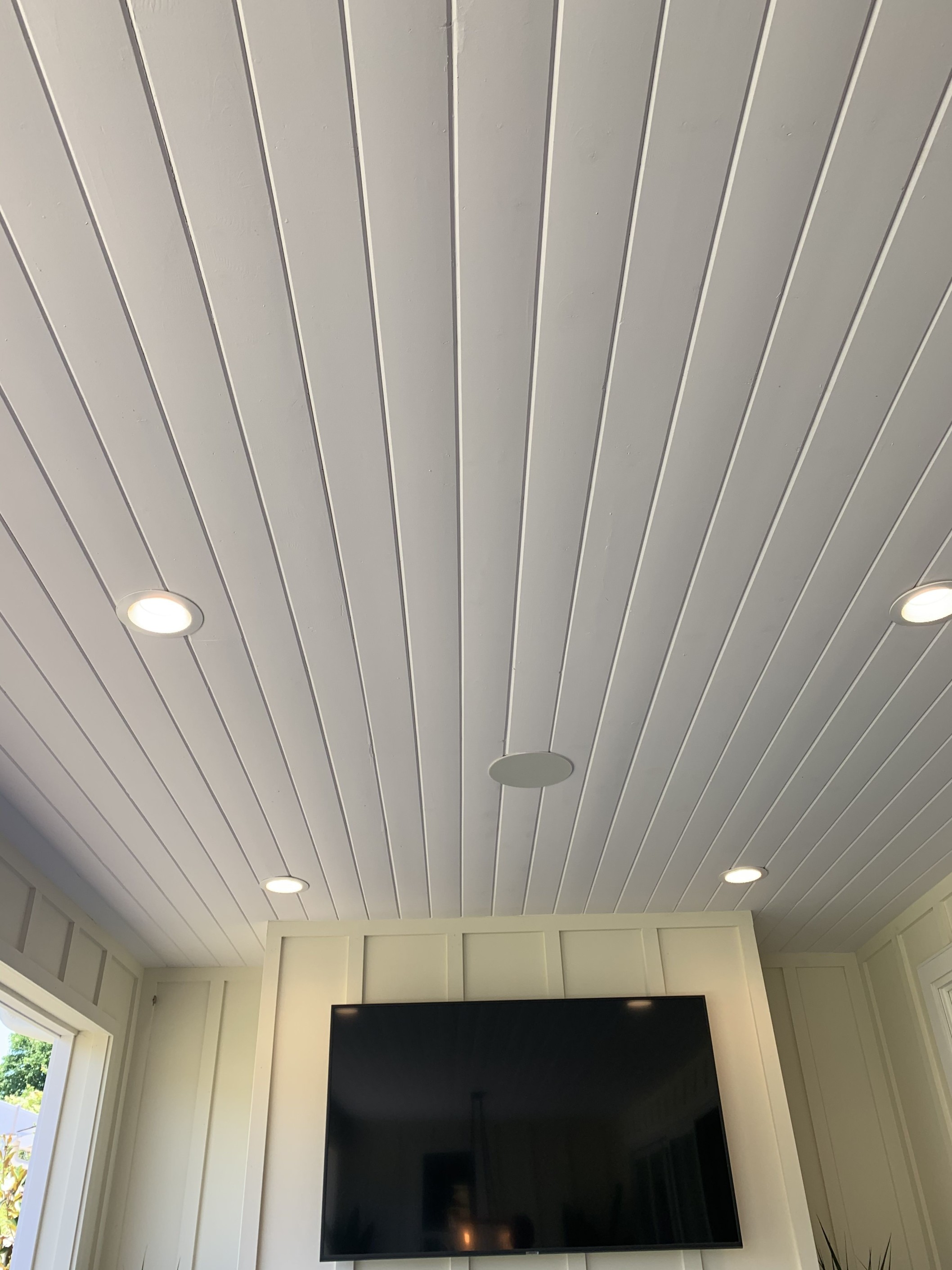 Plain white VOX PVC false ceiling panel for clean modern interiors by Yashvi Infra Co Ahmedabad